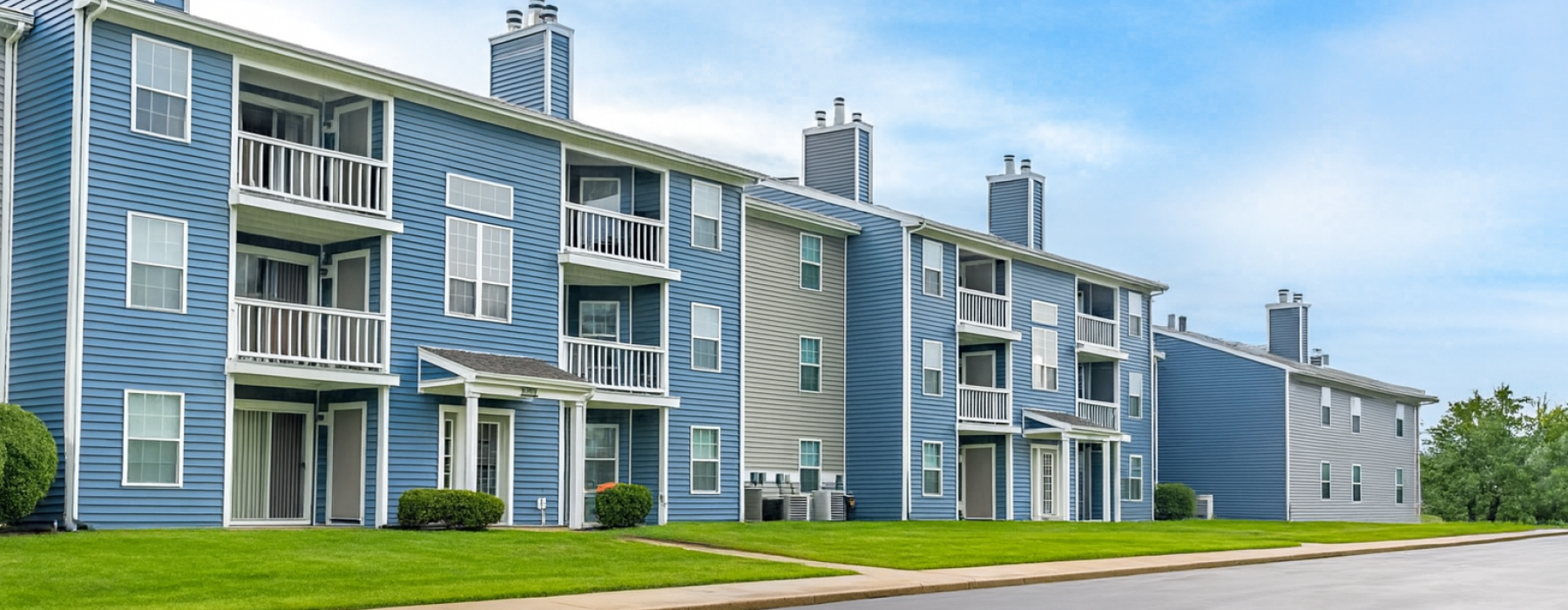 Apartment building exterior