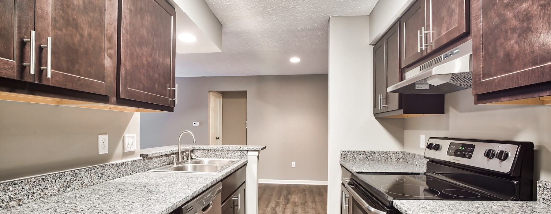 Newly renovated apartment kitchen 